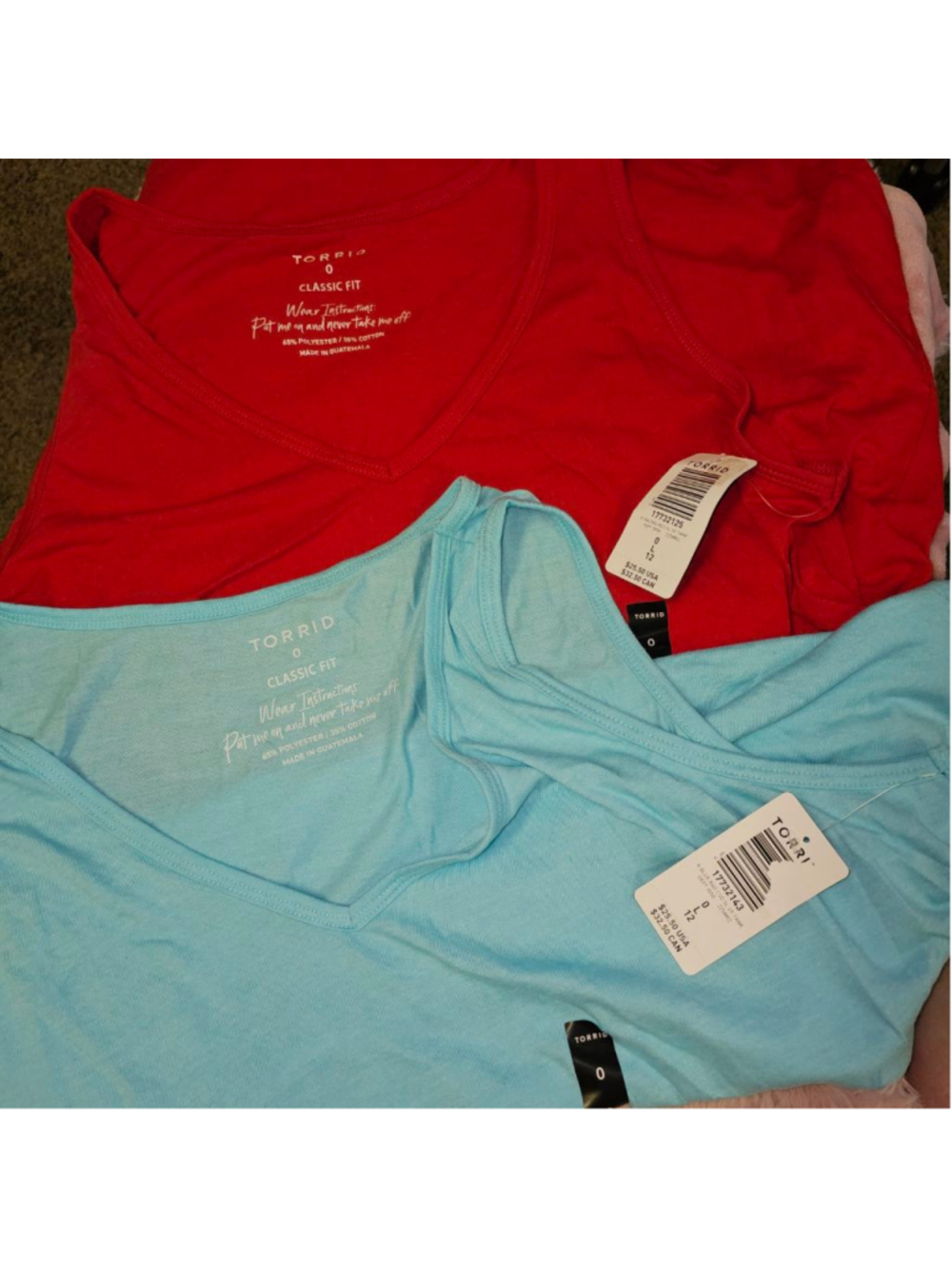 2 New Torrid Size 0 Girlfriend V-neck Tanks 17732125